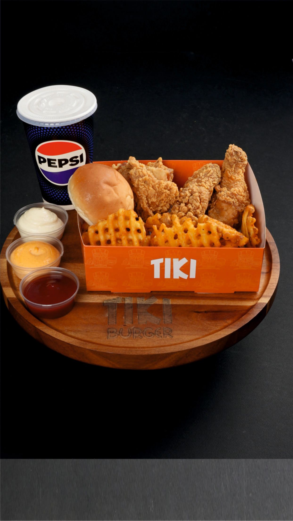 وجبة بروستد 3 قطع (بالنكهة الشرقية)